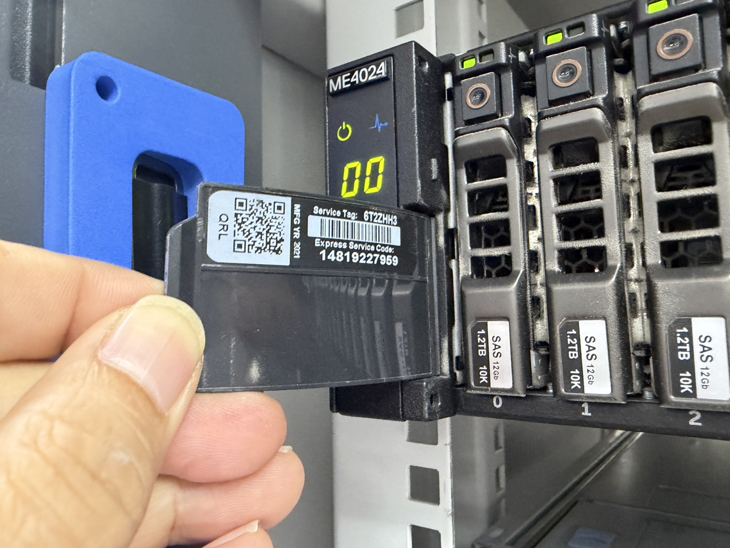 งานตรวจเช็ค SERVER DELL EMC POWER VAULT ME4024 - โรงพยาบาลเกาะสมุย